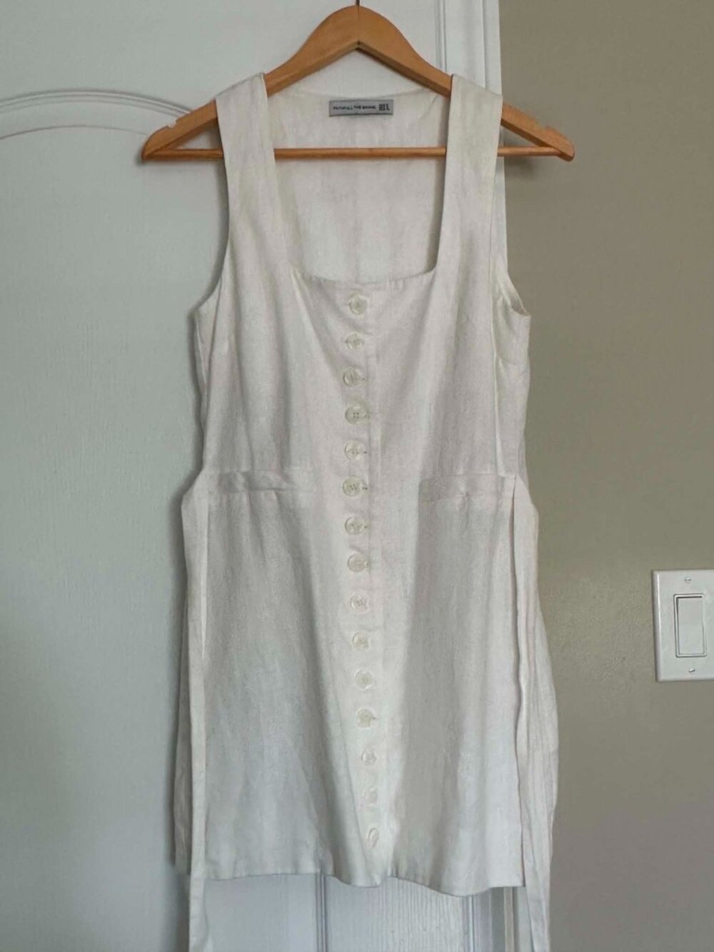 Faithfull the Brand Marinia Linen Mini Dress - Size XS - Picture 5 of 6